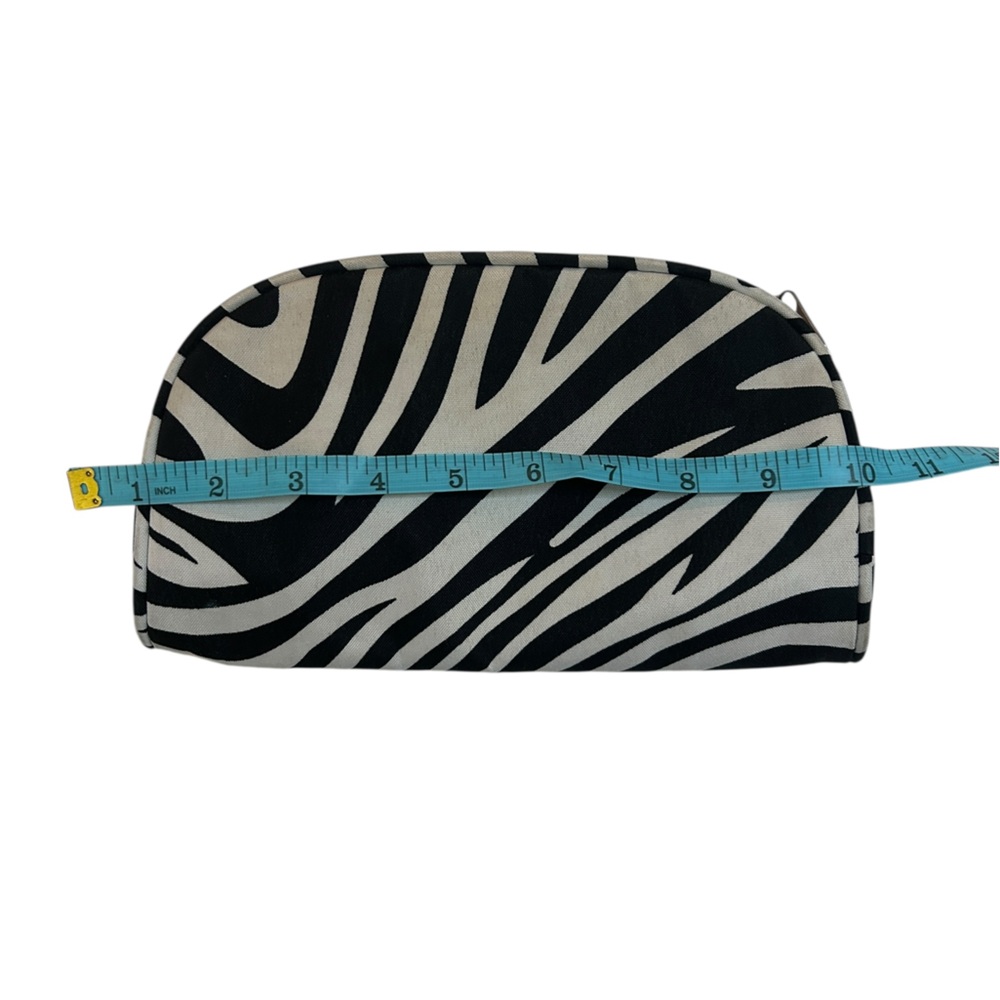 Contemporary Barbie-core Bold Safari Diva Magenta Zebra Print Accessories Pouch - Picture 5 of 6